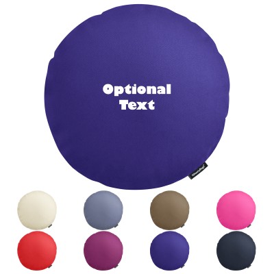 Circular Organic Buckwheat Pillows - UK Made - Colour Options Montage Image