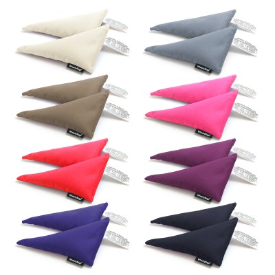 Wheat Bags Small Triangle Heat Pack - Pack of 2 All Colours Montage Image