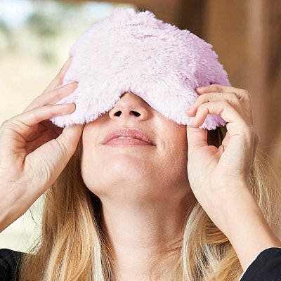 Warmies Heatable Eye Mask in Pink Marshmallow