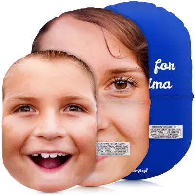 Face Cushion Microwave Heat Pack size options from WheatyBags®