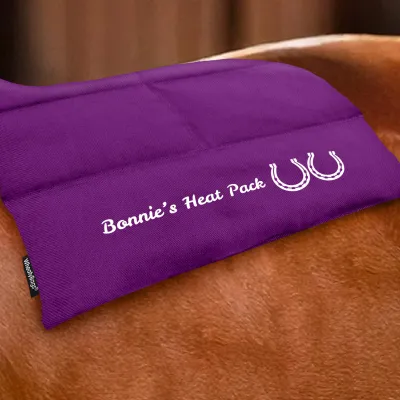 Horse Heat Pack with Personalised Text from WheatyBags®