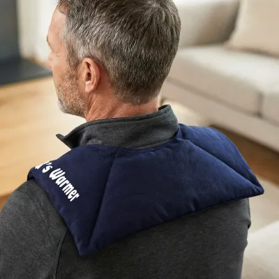 Wheat Bags Shoulder &amp; Neck Heating Pad with Personalised Text from BMPM®