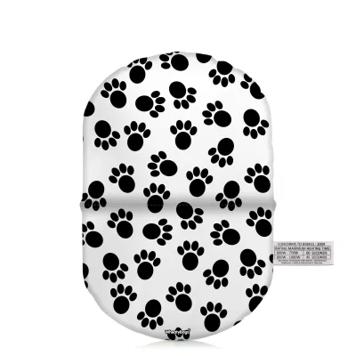 (20cm) - Paws Print Soft Velvet Polyester Fabric Scented (Organic Lavender Buds)
