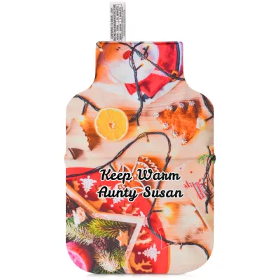 (35cm x 22cm) - Christmas Decorations Design Soft Velvet Polyester Fabric (Personalised with Text)