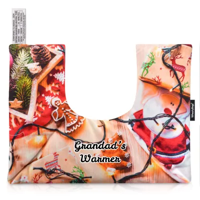 (37cm x 27cm) - Christmas Decorations Design Soft Velvet Polyester Fabric (Personalised with Text)