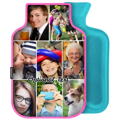 2 Litre - Hot Pink Cotton Fabric (Personalised with Text)