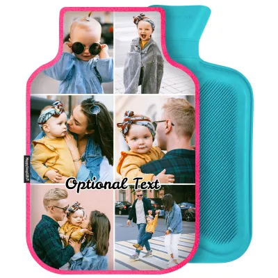 2 Litre - Hot Pink (Fuchsia) Fleece Fabric (Personalised with Text)