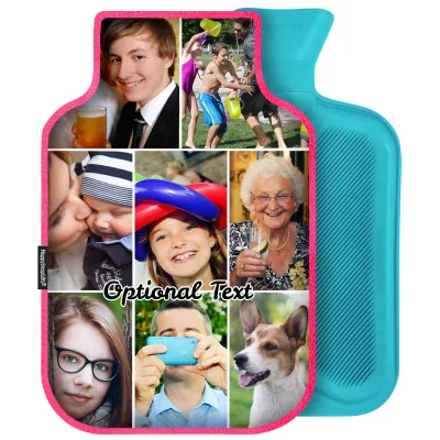 2 Litre - Hot Pink (Fuchsia) Fleece Fabric (Personalised with Text)