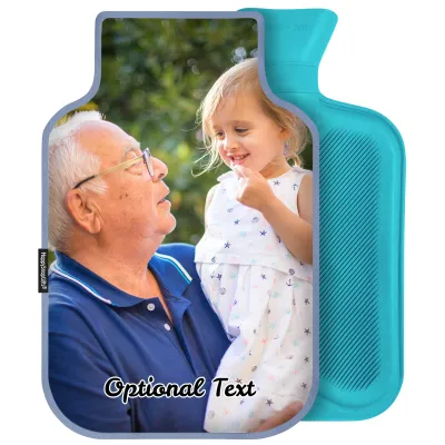 2 Litre - Gothic Blue Luxury Cotton Fabric (Personalised with Text)