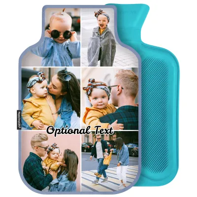 2 Litre - Gothic Blue Luxury Cotton Fabric (Personalised with Text)