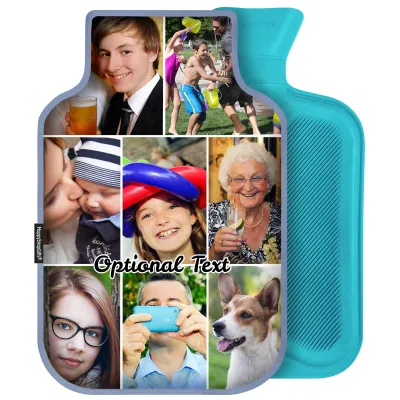 2 Litre - Gothic Blue Luxury Cotton Fabric (Personalised with Text)