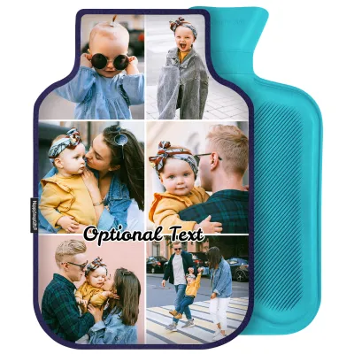 2 Litre - Navy Blue Fleece Fabric (Personalised with Text)