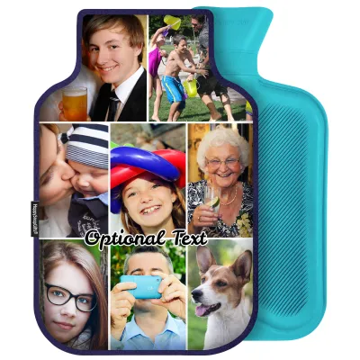 2 Litre - Navy Blue Fleece Fabric (Personalised with Text)