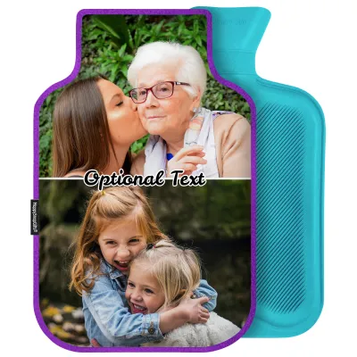 2 Litre - Purple Fleece Fabric (Personalised with Text)