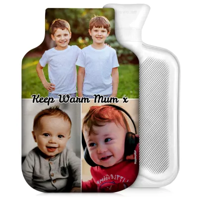 2 Litre - Natural Organic Cotton (Personalised with Text)