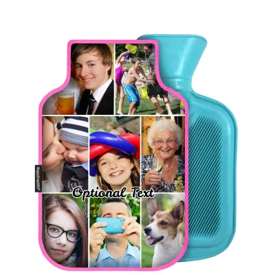 800ml - Hot Pink Cotton Fabric (Personalised with Text)