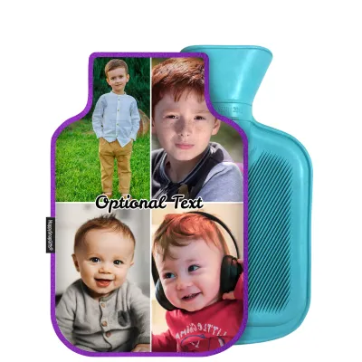 800ml - Purple Fleece Fabric (Personalised with Text)