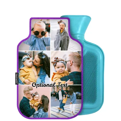 800ml - Purple Fleece Fabric (Personalised with Text)