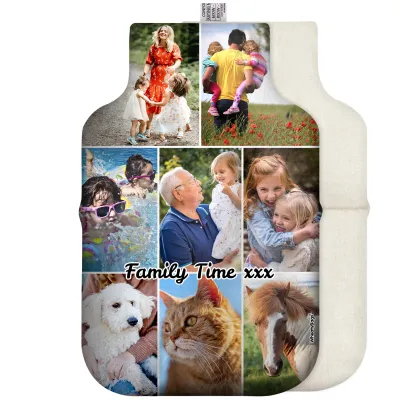 (27cm) Soft Velvet Polyester Fabric with Removable Cover (Personalised with Text)