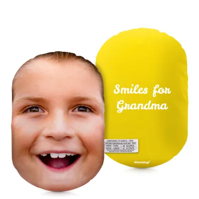 (20cm) Yellow Soft Velvet Polyester Fabric Scented (Organic Lavender Buds) (Personalised with Text)