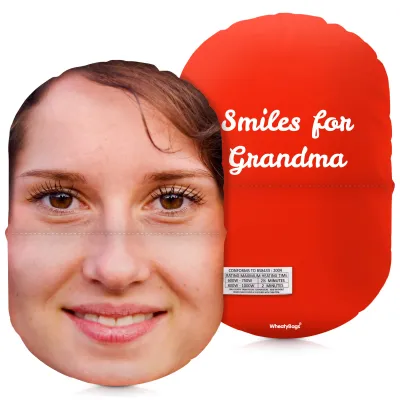 (32cm) Red Soft Velvet Polyester Fabric (Personalised with Text)