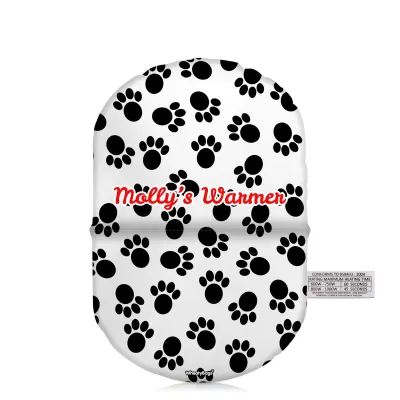 (20cm) - Paws Print Soft Velvet Polyester Fabric