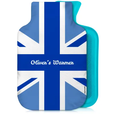 800ml Blue Soft Velvet Polyester Fabric and Removable Cover (Personalised with Text)
