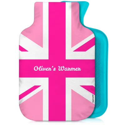 800ml Pink Soft Velvet Polyester Fabric and Removable Cover (Personalised with Text)