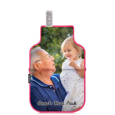 (27cm) - Hot Pink Cotton Fabric Scented (Organic Lavender Buds) (Personalised with Text)