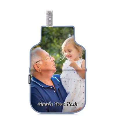 (27cm) - Gothic Blue Luxury Cotton Fabric Scented (Organic Lavender Buds) (Personalised with Text)