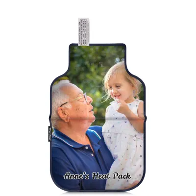 (27cm) - Navy Blue Cotton Fabric Scented (Organic Lavender Buds) (Personalised with Text)