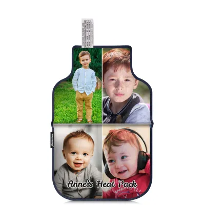 (27cm) - Navy Blue Cotton Fabric Scented (Organic Lavender Buds) (Personalised with Text)