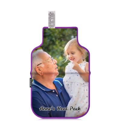 (27cm) - Purple Fleece Fabric Scented (Organic Lavender Buds) (Personalised with Text)