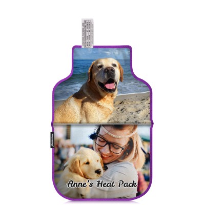 (27cm) - Purple Fleece Fabric (Personalised with Text)