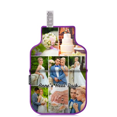 (27cm) - Purple Fleece Fabric Scented (Organic Lavender Buds) (Personalised with Text)