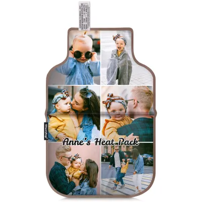 (35cm) - Chocolate Luxury Cotton Fabric (Personalised with Text)