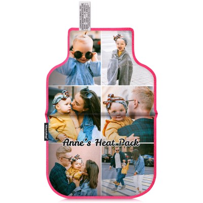 (35cm) - Hot Pink (Fuchsia) Fleece Fabric (Personalised with Text)