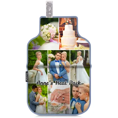 (35cm) - Gothic Blue Luxury Cotton Fabric (Personalised with Text)