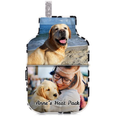 (35cm) - Paws Fleece Fabric Scented (Organic Lavender Buds) (Personalised with Text)