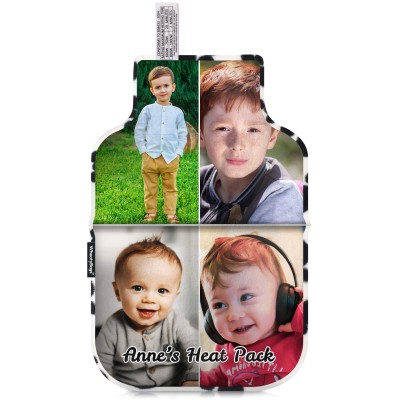 (35cm) - Paws Fleece Fabric Scented (Organic Lavender Buds) (Personalised with Text)