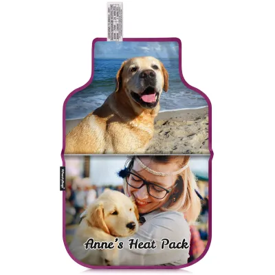 (35cm) - Purple Cotton Fabric Scented (Organic Lavender Buds) (Personalised with Text)