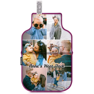 (35cm) - Purple Cotton Fabric Scented (Organic Lavender Buds) (Personalised with Text)