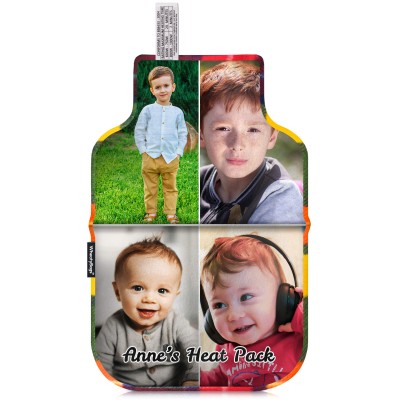 (35cm) - Tartan Fleece Fabric Scented (Organic Lavender Buds) (Personalised with Text)