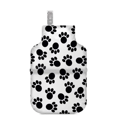 (27cm) - Paws Print Soft Velvet Polyester Fabric Scented (Organic Lavender Buds) (Personalised with Text)