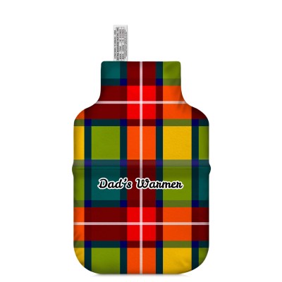 (27cm) - Tartan Check Soft Velvet Polyester Fabric Scented (Organic Lavender Buds)