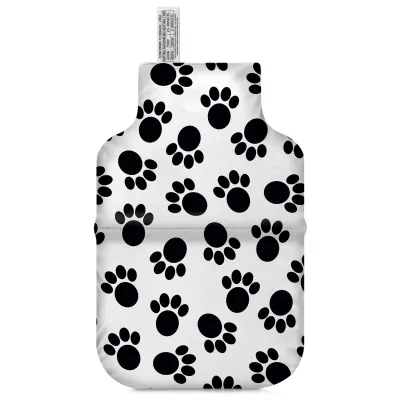 (35cm) - Paws Print Soft Velvet Polyester Fabric Scented (Organic Lavender Buds) (Personalised with Text)