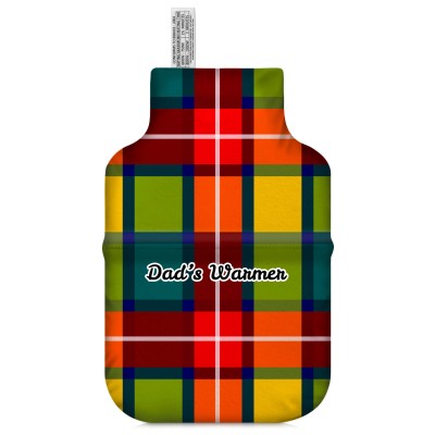 (35cm) - Tartan Check Soft Velvet Polyester Fabric