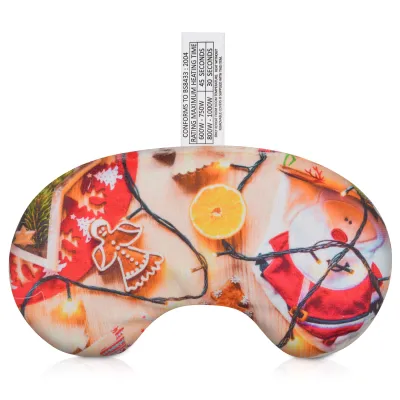 (18cm x 11.5cm) - Christmas Decorations Design Soft Velvet Polyester Fabric (Personalised with Text)