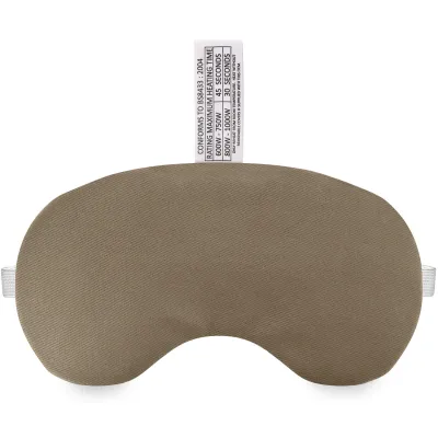 (18cm x 11.5cm) - Chocolate Luxury Cotton Fabric with White Hook & Loop + Elastic Fastening Strap Scented (Organic Lavender Buds)