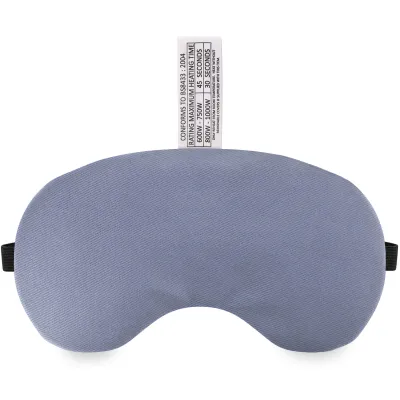 (18cm x 11.5cm) - Gothic Blue Luxury Cotton Fabric with Black Hook & Loop + Elastic Fastening Strap Scented (Organic Lavender Buds)